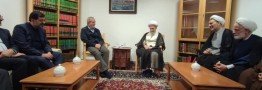 رئیس جمهور به دیدار آیت الله سبحانی رفت
