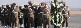مراسم استقبال از پیکر مطهر پنج شهید گمنام دفاع مقدس در ارومیه برگزار شد