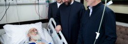 رئیس&zwnj;جمهور از آیت&zwnj;الله نوری همدانی عیادت کرد
