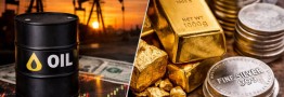 صعود بهای جهانی نفت/ قیمت طلا کاهشی شد