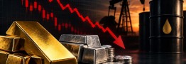 کاهش قیمت جهانی نفت و طلا در پی امیدواری به دیپلماسی خاورمیانه و تقویت دلار