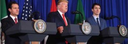 آمریکا، کانادا و مکزیک پیمان تجاری تازه&zwnj;ای امضا کردند