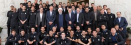 رییس جمهور با اعضای تیم ملی فوتبال دیدار کرد