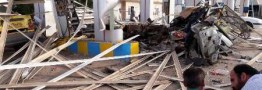 جایگاه سی ان جی در مسجد سلیمان منفجر شد