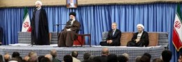 روحانی:رهبر معظم انقلاب همواره شجاعانه حامی جمهوریت، اسلامیت و قانون بوده اند/ ملت بزرگ ایران در پی خلق حماسه&zwnj;ای جدید است
