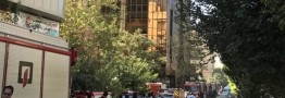 ترافیک پرحجم و روان در خیابان آفریقا به دنبال آتش&zwnj;سوزی در برج آناهیتا رخ داد