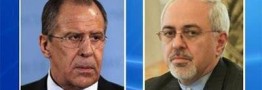 گفت وگوی تلفنی ظریف و لاوروف درباره نتایج سفر پوتین به تهران