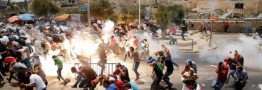 صهیونیستها از گازهای مشکوک علیه معترضین فلسطینی در غزه استفاده کردند