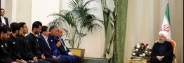 روحانی خطاب به ملی&zwnj;پوشان: اراده شما از هر عاملی قوی&zwnj;تر است
